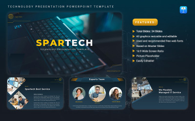SPARTECH-技术主题演讲模板