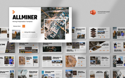 Allminer – Bányászati Powerpoint sablon