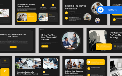 Findeck - Pitch Deck Keynote-Vorlage