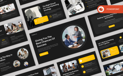 Findeck – Pitch Deck PowerPoint sablon
