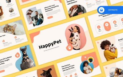 HappyPet - 宠物护理和宠物店主题模板