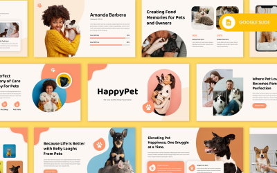 HappyPet - Pet Care and Pet Shop Google Slide Mall