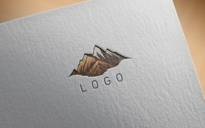 Modern Mountain Logo 8-0422-23