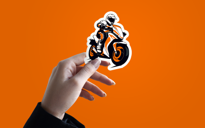 motorcucle sticker 3-0654-23
