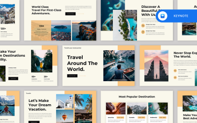 Travelin - Modello keynote per viaggi e turismo