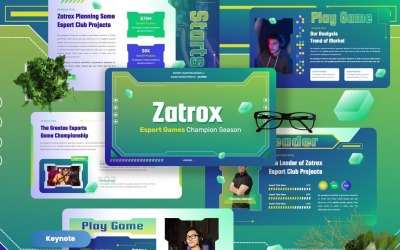 Zatrox - 电子竞技冠军主题演讲模板