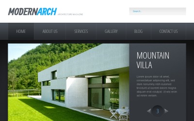 "Black and White Construction" - Drupal шаблон №42834