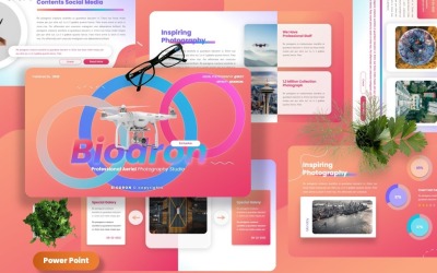 Biodron - Šablony Powerpoint pro letecké fotografie