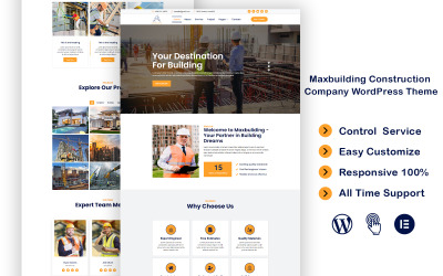 Téma WordPressu Maxbuilding Construction Company