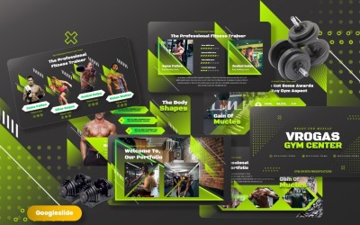 Vrogas – szablony slajdów Google dotyczące sportów gimnastycznych