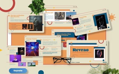 Revrao – NFT Nineties Keynote sablonok