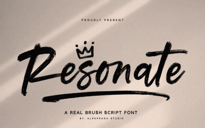 Risuona: carattere script pennello