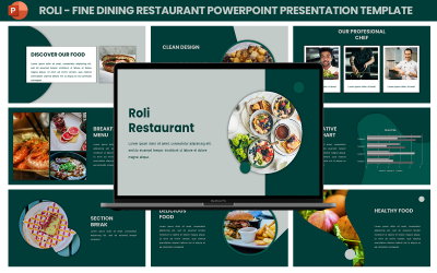 Roli - šablona prezentace restaurace pro dobré jídlo