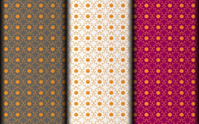 Designvorlage für florales Muster im neuen Hintergrundstil.