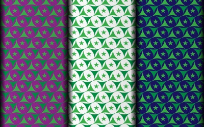 Gestaltungselement mit floralem, geometrischem Muster und veränderbarem Muster.