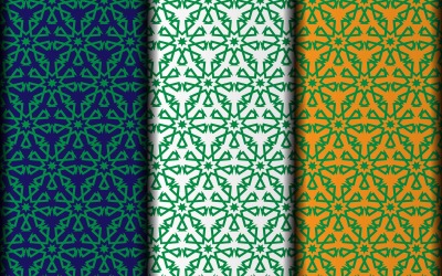 Modelo de design de padrão de estatística de vetor floral eps.