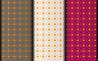 Novo modelo de design de padrão de estilo de fundo floral.