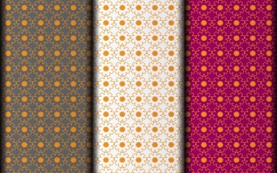 Nuovo modello di disegno floreale del modello di stile dello sfondo.