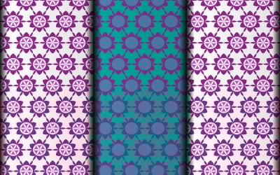 Seamless floral customize pattern design template.