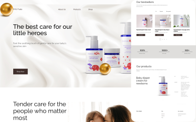 Children's Cosmetics Store Figma Design Template