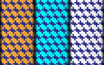 Diseño de patrón de estilo floral estadístico de pasos vectoriales geométricos.