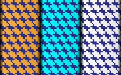 Geometric vector eps statistic flower style pattern design.