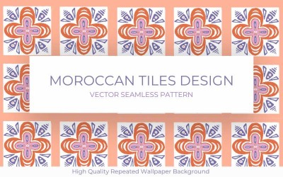 Padrão sem emenda de mosaico arabesco