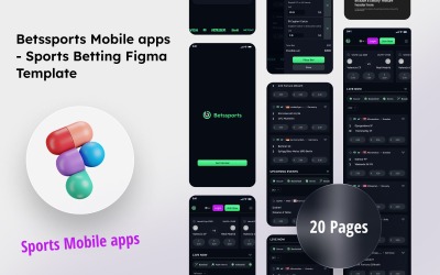 Betssports Mobilappar - Sports Betting Figma Mall