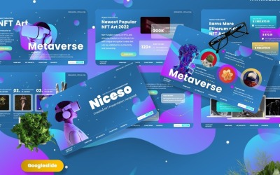 Niceso - Creative NFT Googleslide Template