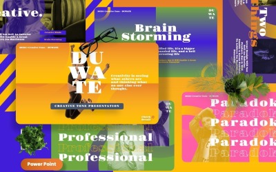Duwate – Creative Tone Powerpoint sablon