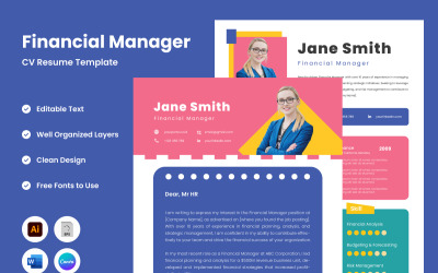 Resume Financial Manager V5, arayışında olan finans yöneticileri için en iyi seçimdir.