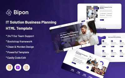 Bipon - IT Solution &amp;amp; Business Planning HTML Template