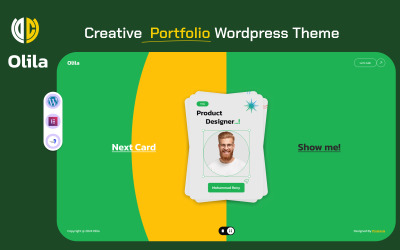 Olila – Thème WordPress pour portfolio personnel créatif