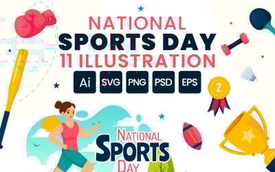 11 Illustrazione della Giornata nazionale dello sport