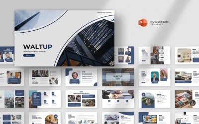 Waltup - Modello Powerpoint presentazione presentazione di avvio