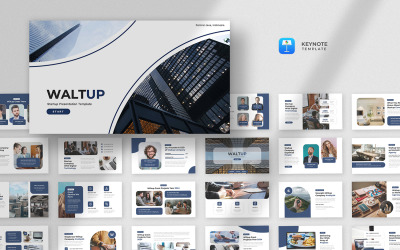 Waltup - Startup Pitch Deck Keynote Mall