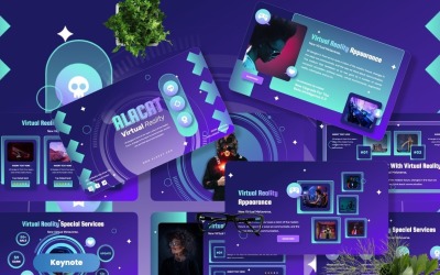 Alacat - Keynote-mallar för virtuella utrymmen