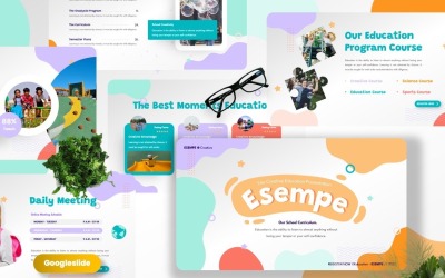 Esempe - 教育创意 GoogleSlide 模板