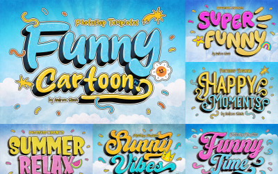 Funny Cartoon Text Effect