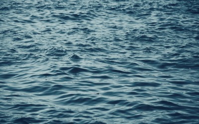 Photographie De Vagues De La Mer Bleue