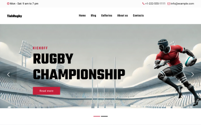 TishRugby - Tema WordPress per il rugby