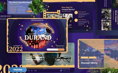 Durand - 电影工作室 Keynote 模板