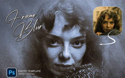 Frame Blur Photo Template