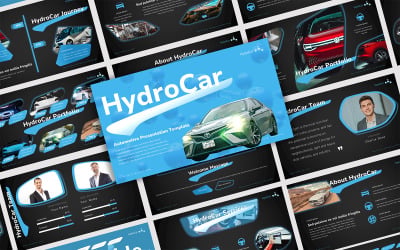 Hydrocar – Autóipari PowerPoint sablon
