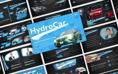 Hydrocar – Otomotiv PowerPoint Şablonu
