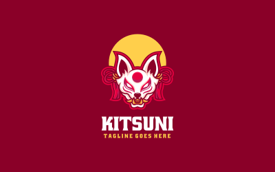 Kitsune Simple Mascot Logo 1