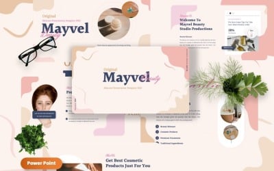 Mayvel - Modelli Powerpoint per la cura della pelle