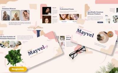 Mayvel - Шаблоны слайдов Google по уходу за кожей