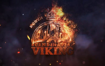 Cinematic Fire Logo Reveal