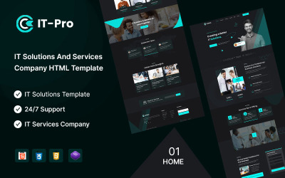ITpro – HTML5 šablona IT Solution &amp;amp; Service Company